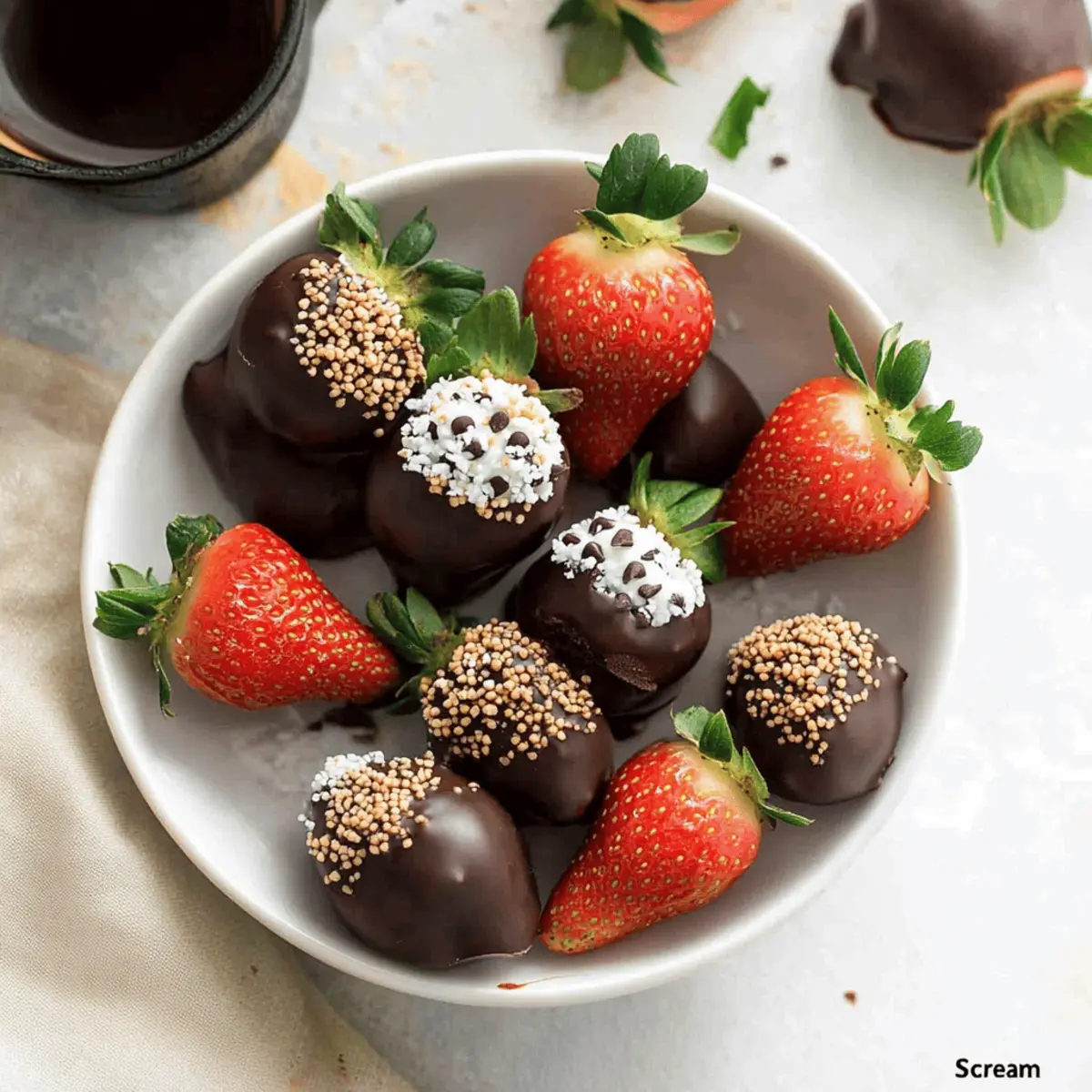 Scream-Inspired Chocolate Covered Strawberries Recipe for Halloween