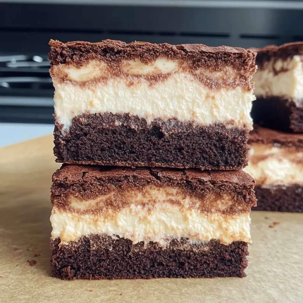 Easy Tiramisu Brownies