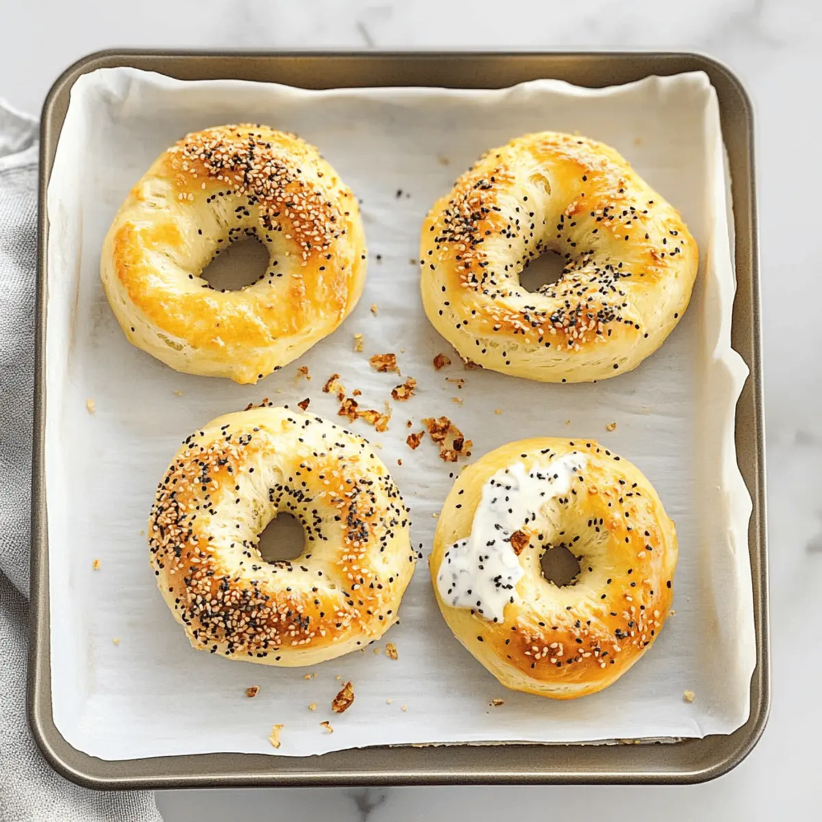 Easy 3 Ingredient Greek Yogurt Bagels Ready in Just 34 Minutes