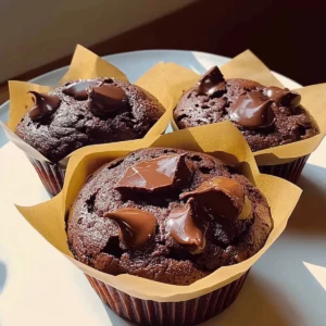 Olympic Village Double Chocolate Muffins