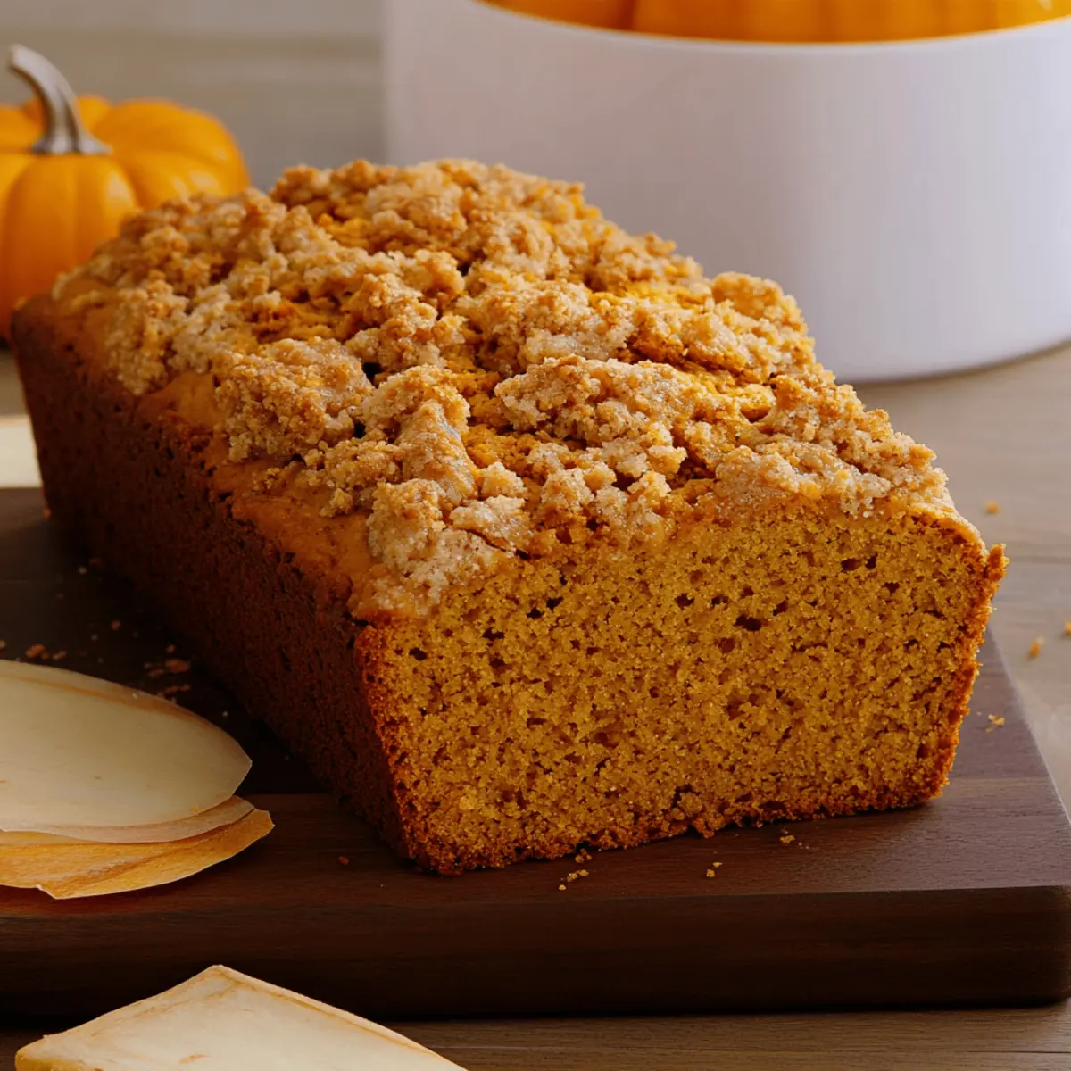 Delicious Pumpkin Streusel Bread Recipe Perfect for Fall Baking