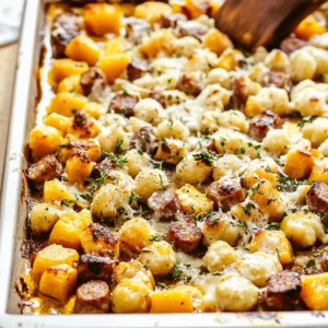 Sheet Pan Butternut Squash Gnocchi with Sausage