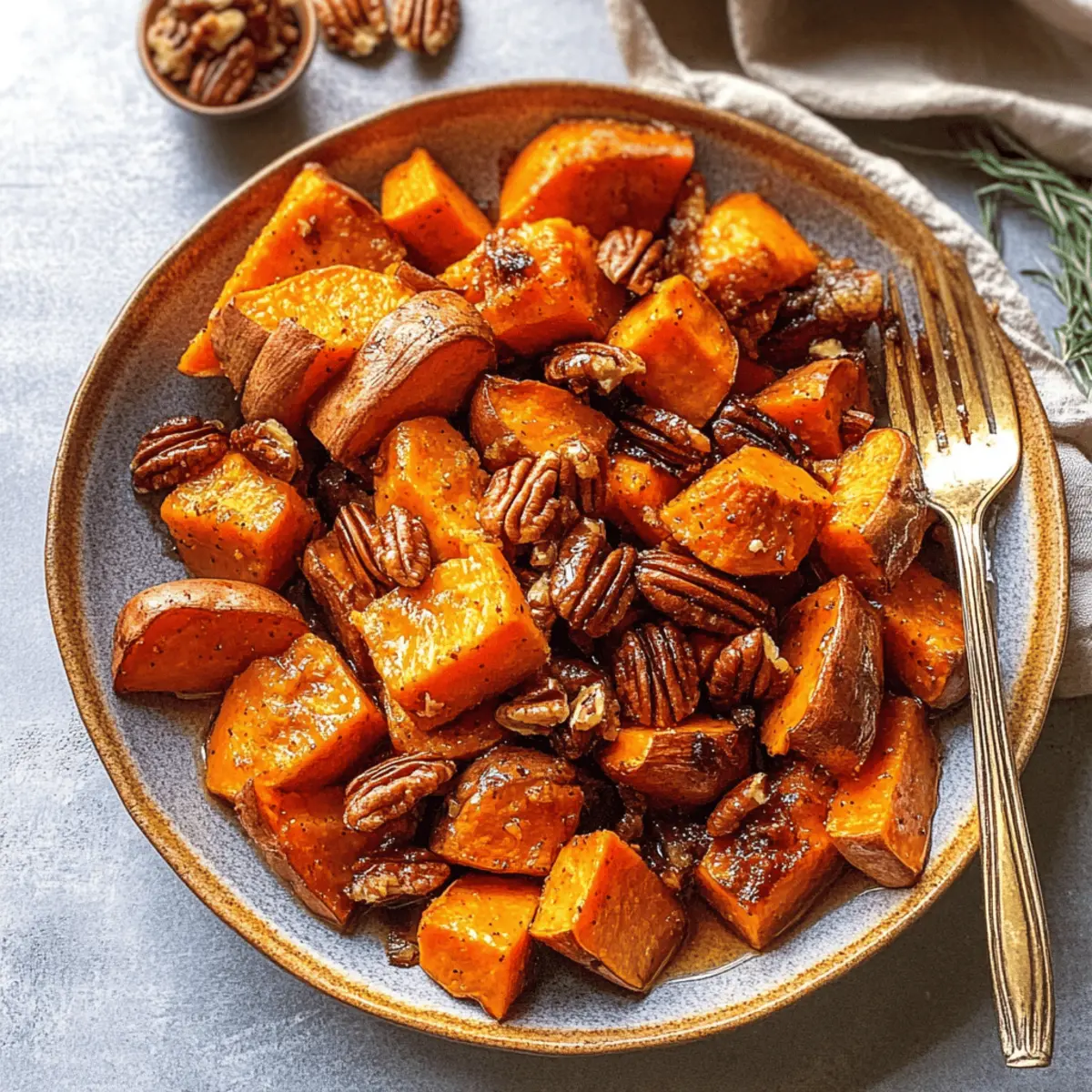 Delicious Maple Walnut Roasted Sweet Potatoes Recipe to Try