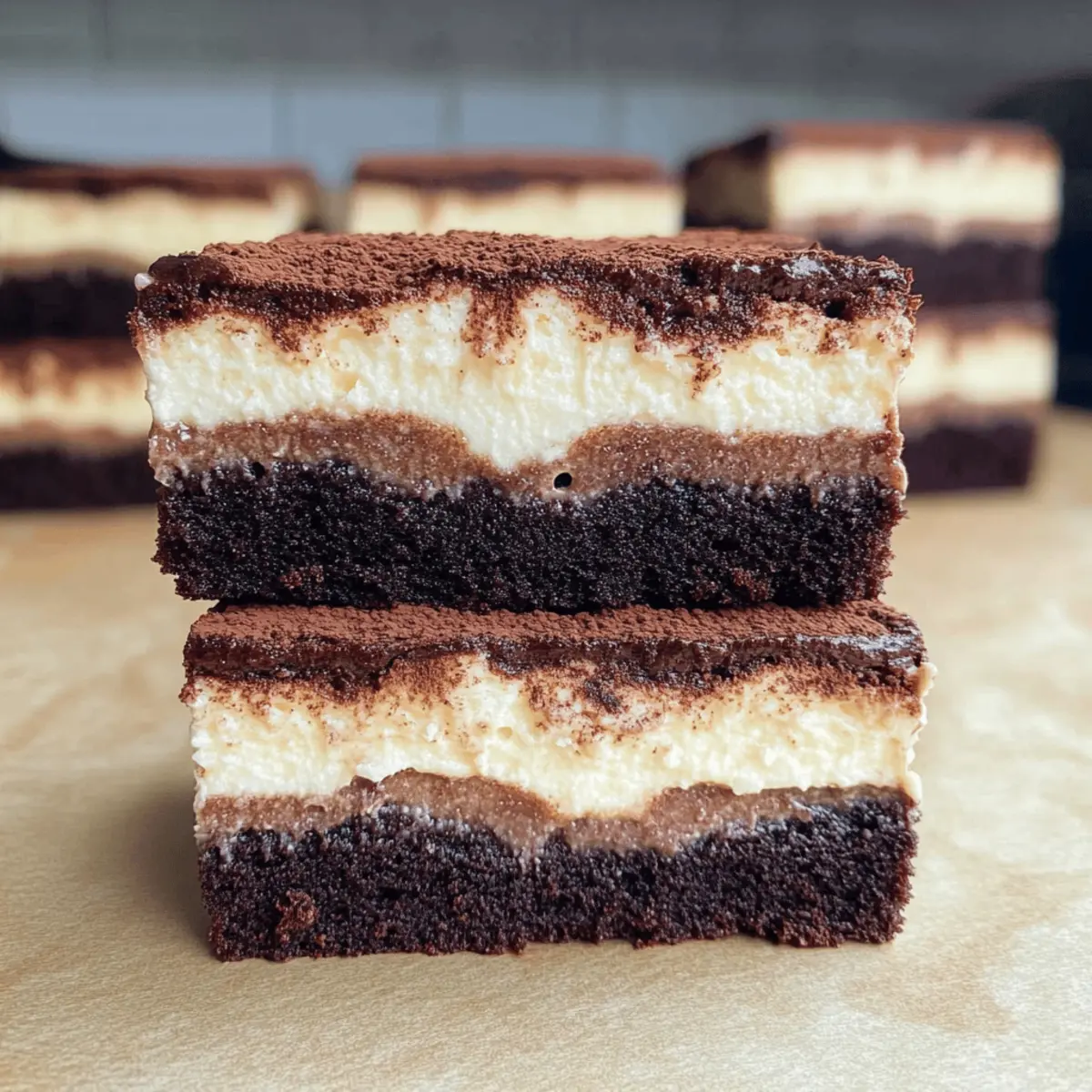 Easy Tiramisu Brownies Recipe for Decadent Coffee Bliss