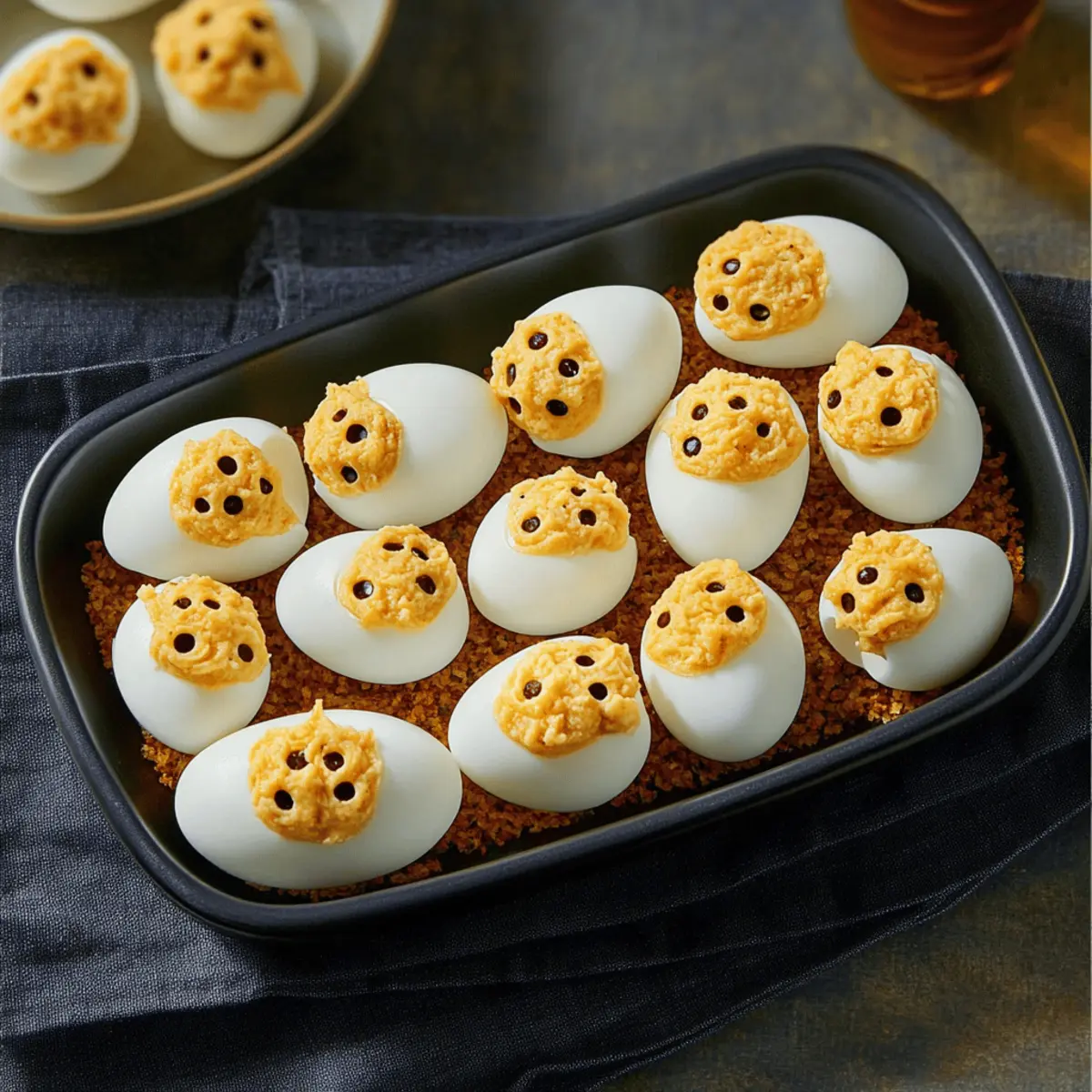 Delicious Skull-Shaped Deviled Eggs Recipe for Halloween Fun