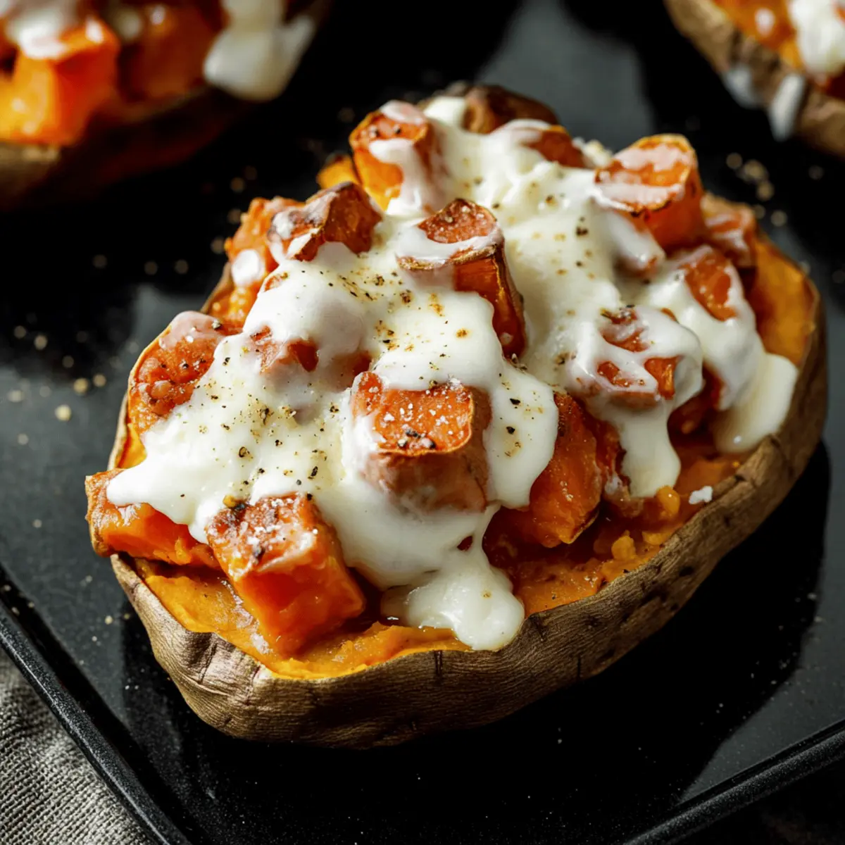 Copycat Texas Roadhouse Loaded Sweet Potato Recipe with Caramel Sauce