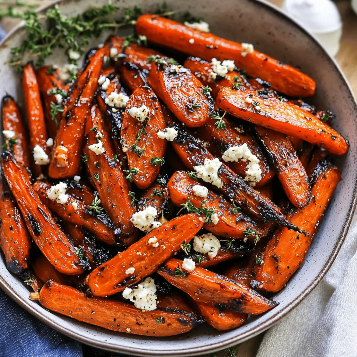Honey Balsamic Roasted Carrots