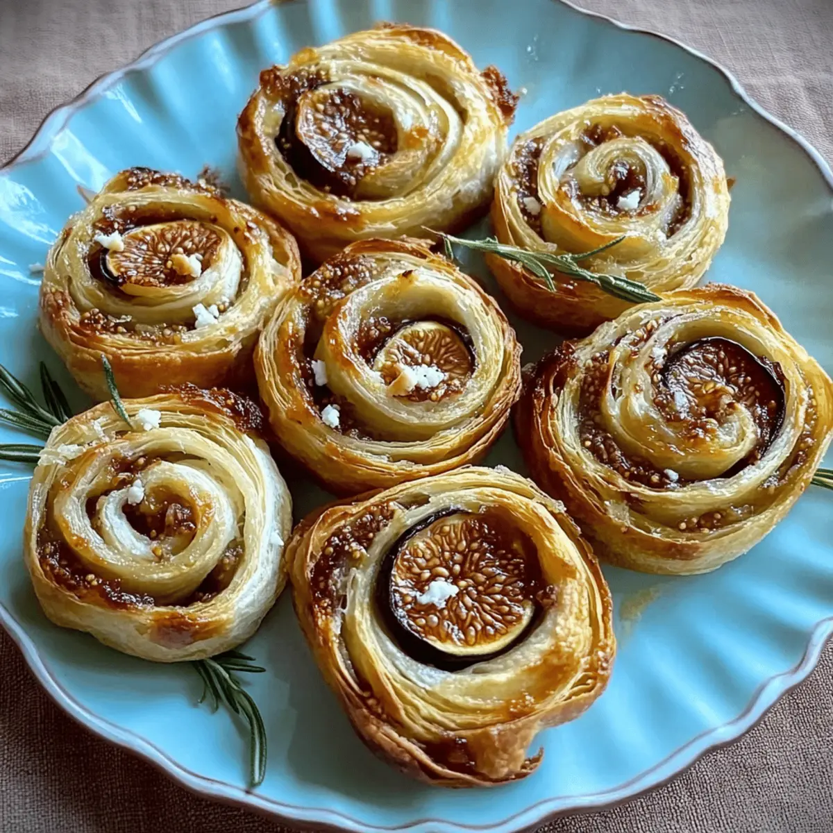 Fig and Goat Cheese Pinwheels