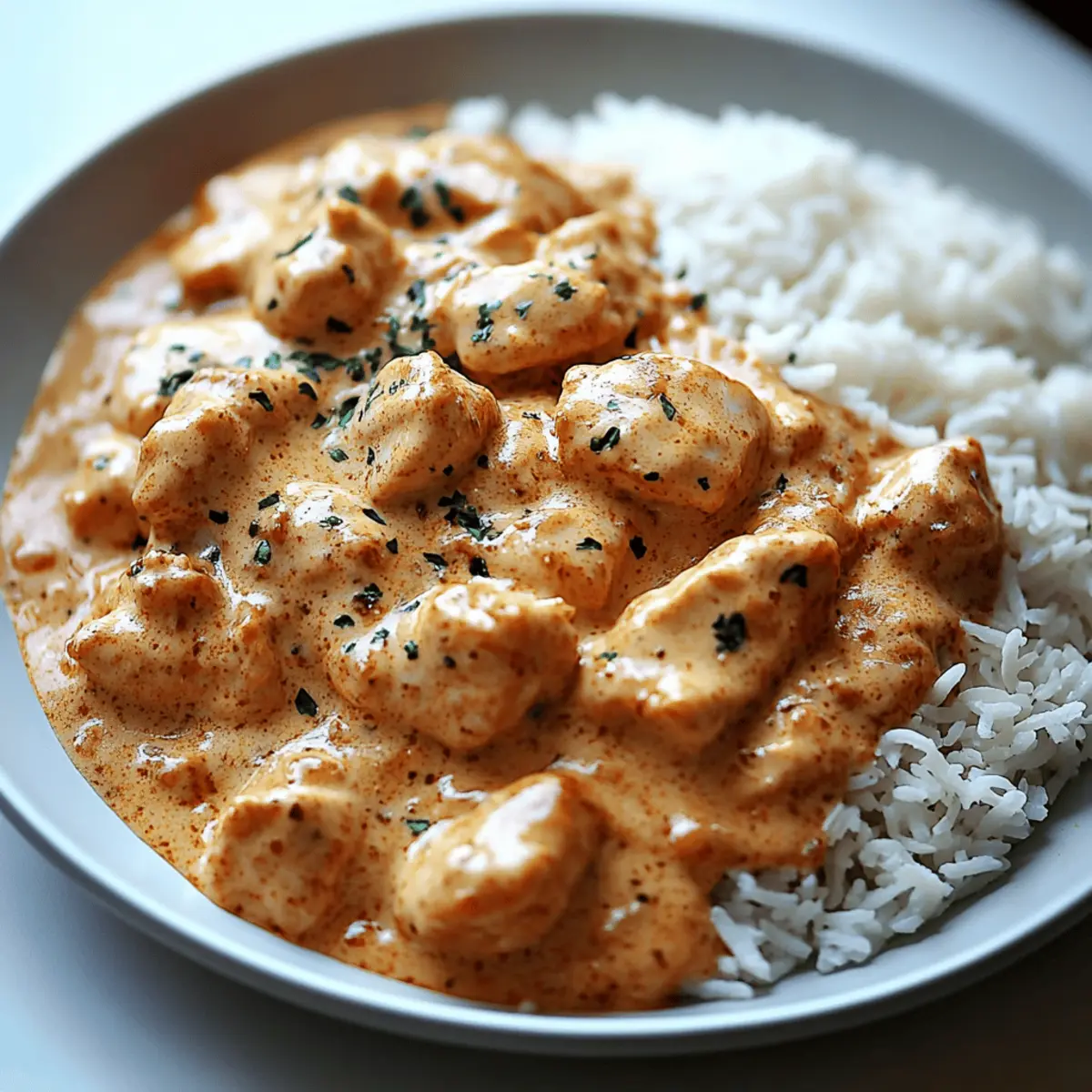 Quick and Easy Creamy Smothered Chicken and Rice Recipe