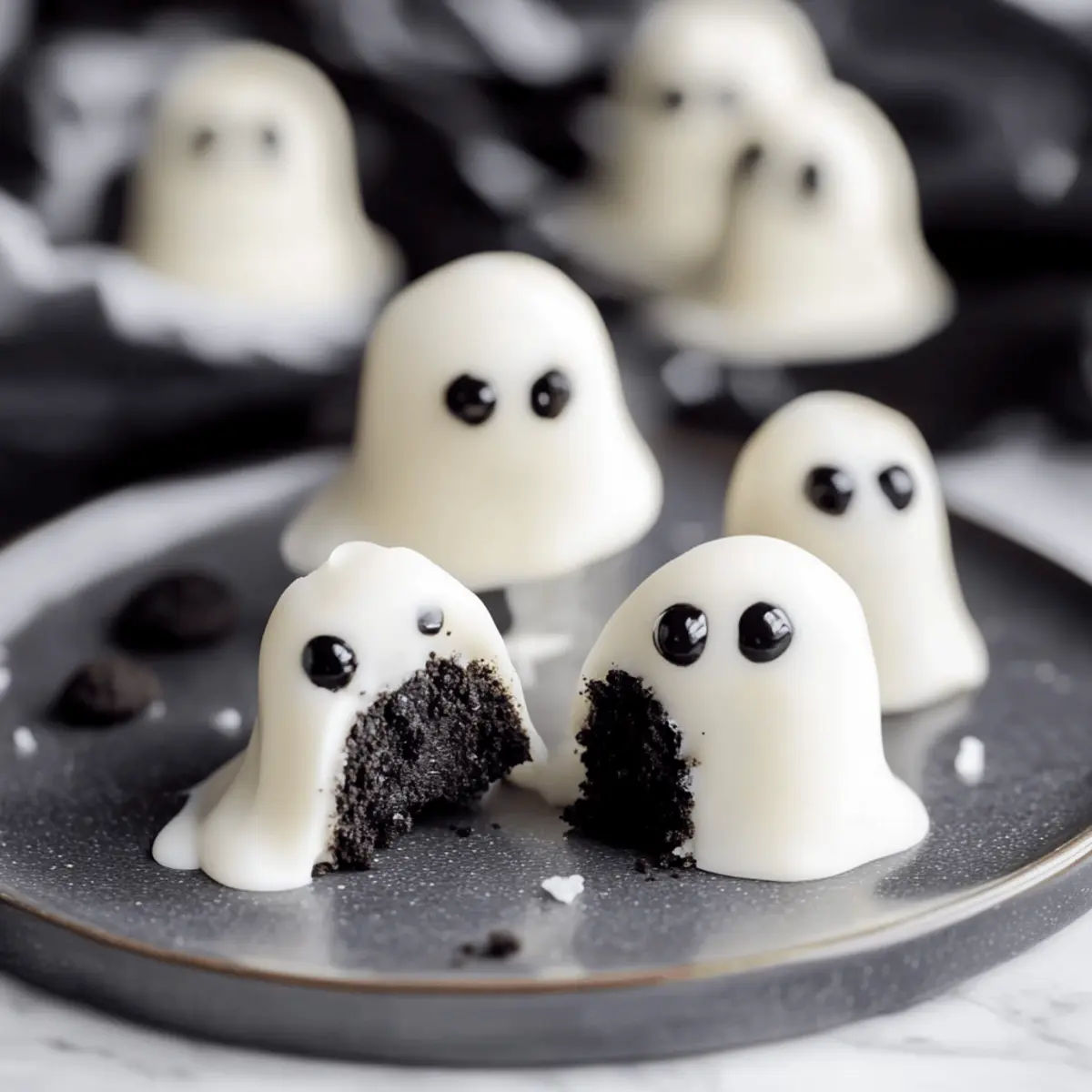 Easy No-Bake Oreo Ghost Truffles Recipe for Halloween Fun