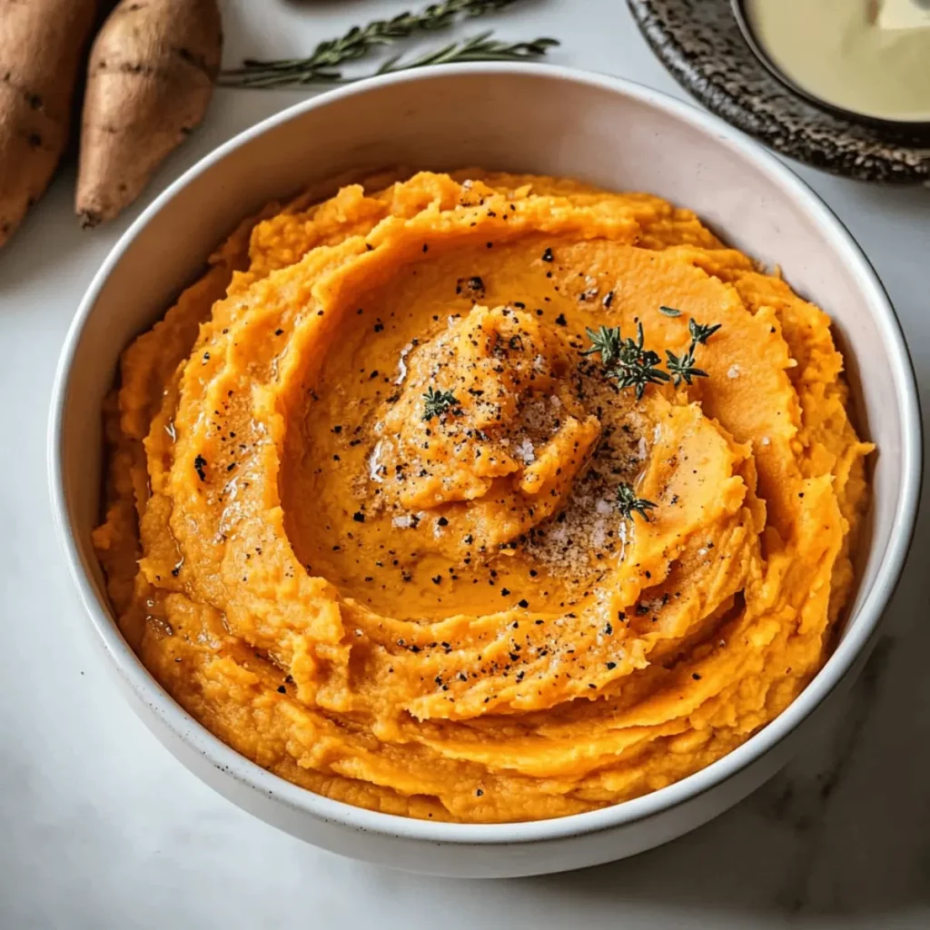 These Impossibly Creamy Mashed Sweet Potatoes