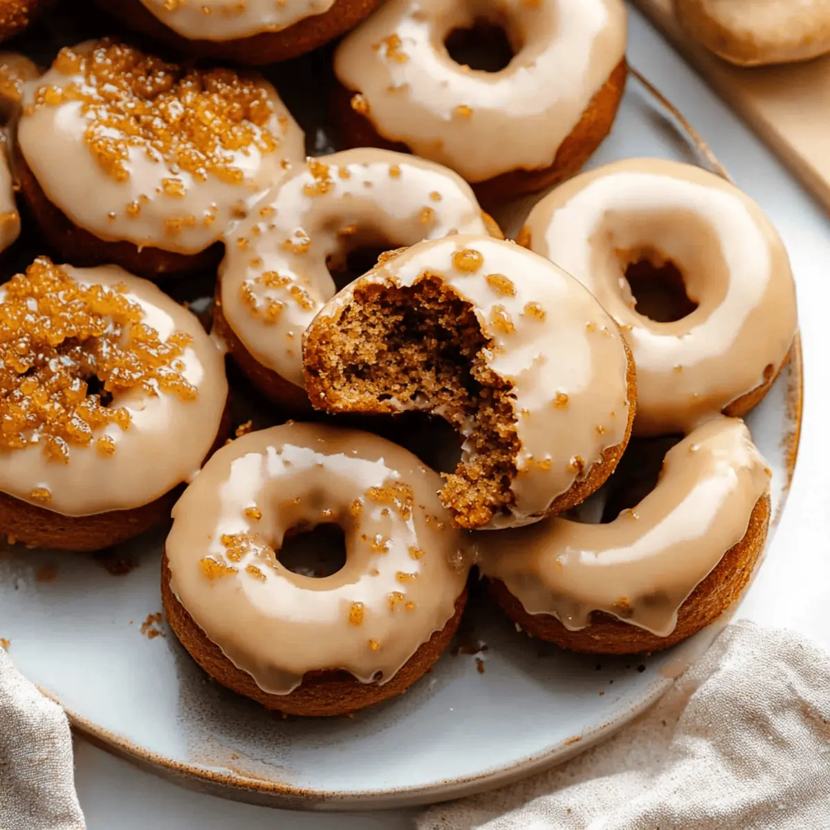 Delicious Baked Pumpkin Donuts with Brown Sugar Glaze Recipe