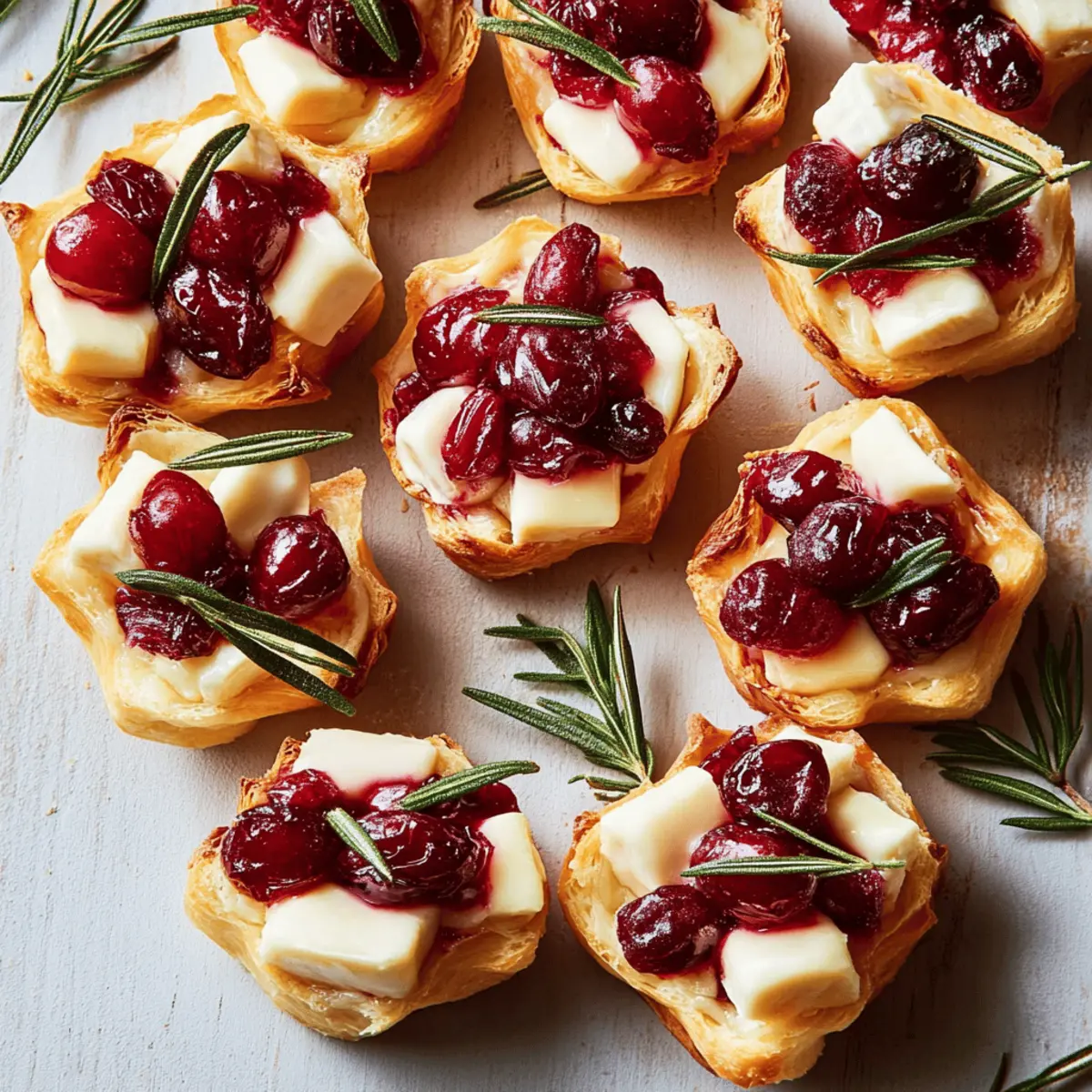 Delicious Cranberry & Brie Wreath Bites Ready in Just 15 Minutes
