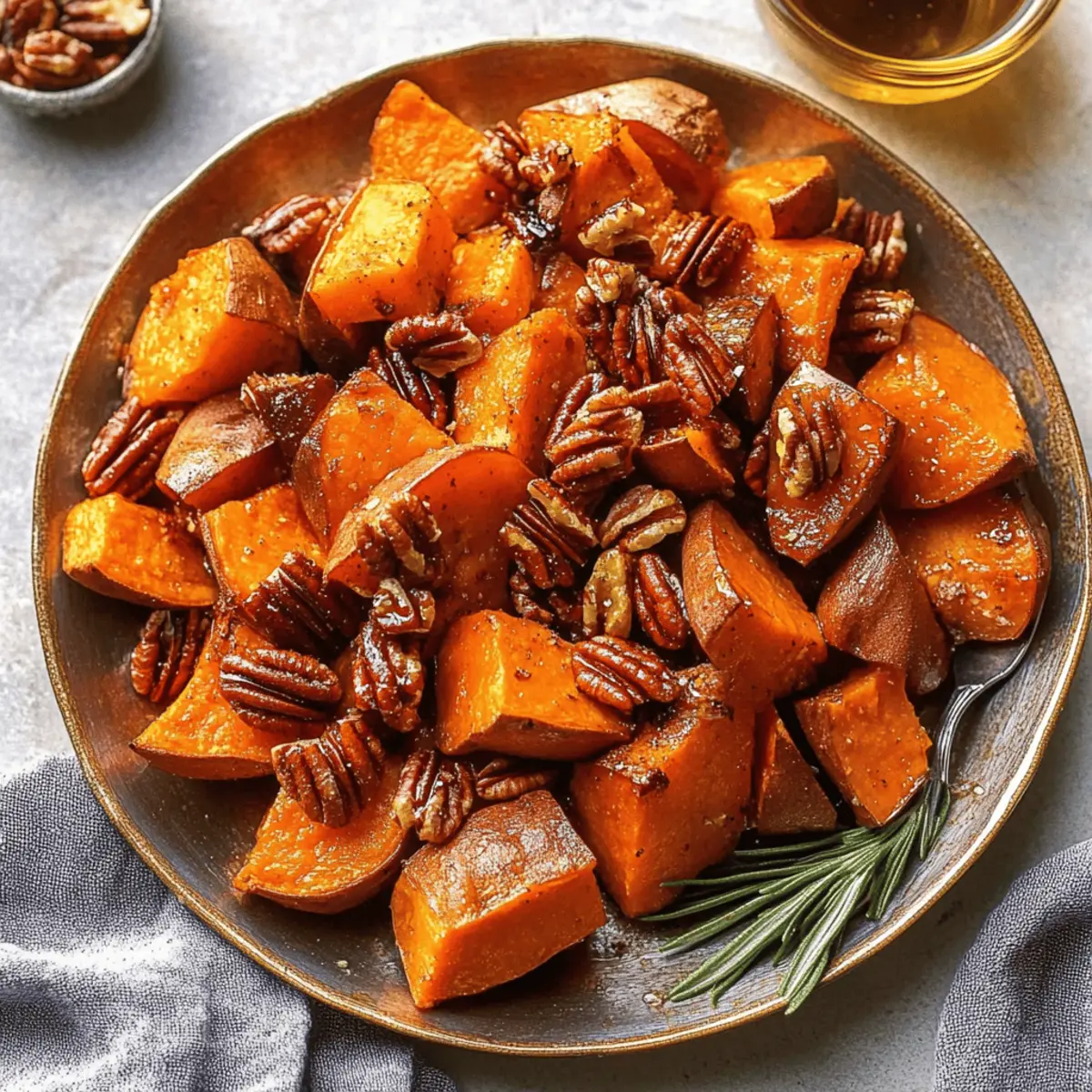 Delicious Maple Walnut Roasted Sweet Potatoes Recipe to Try
