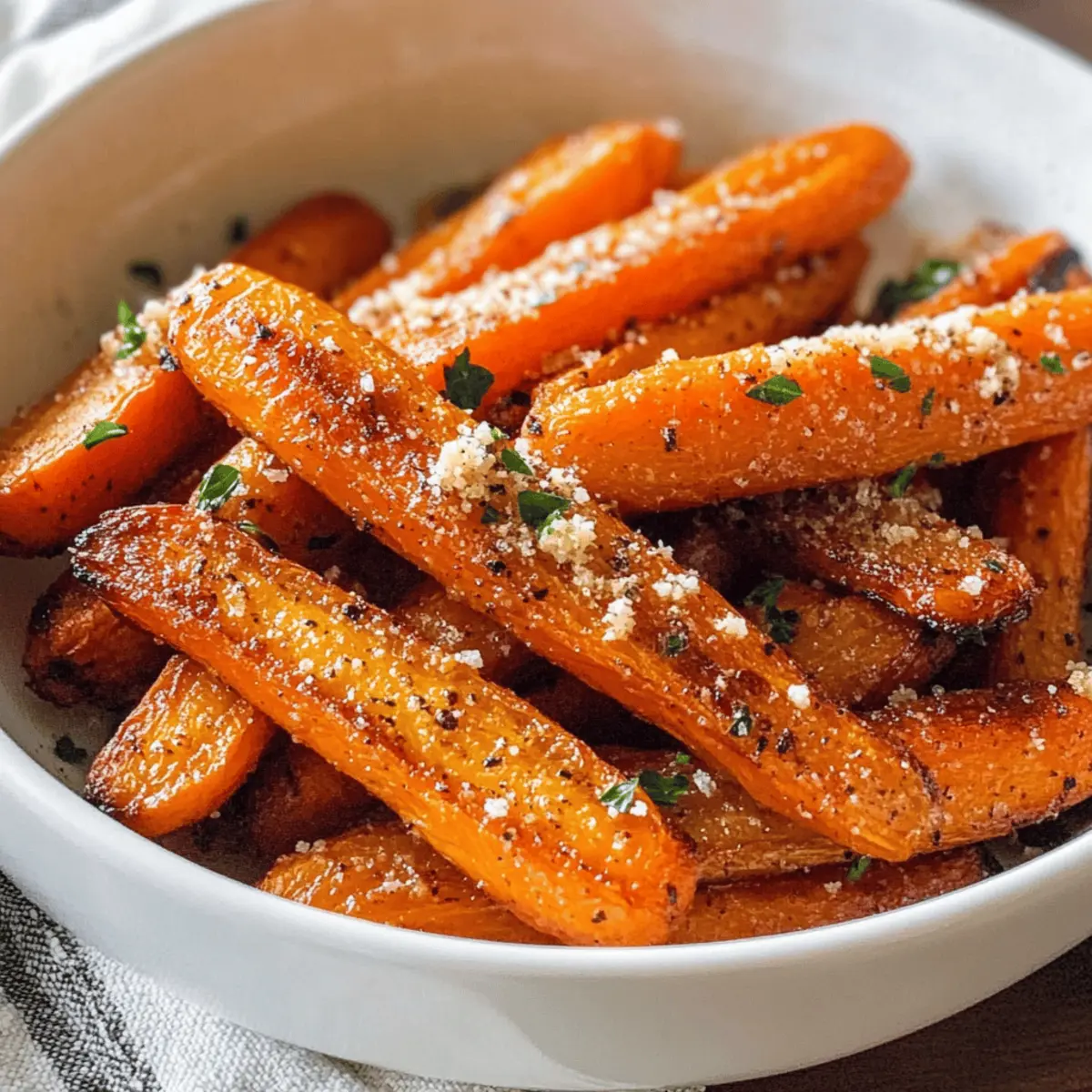 Delicious Roasted Garlic and Parmesan Carrots Recipe in 30 Minutes