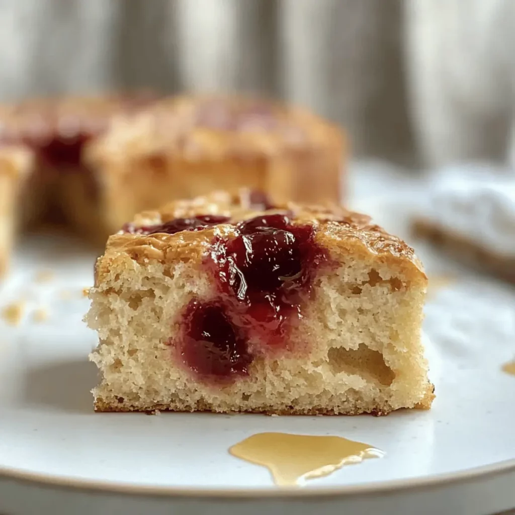 Peanut Butter & Jelly Focaccia