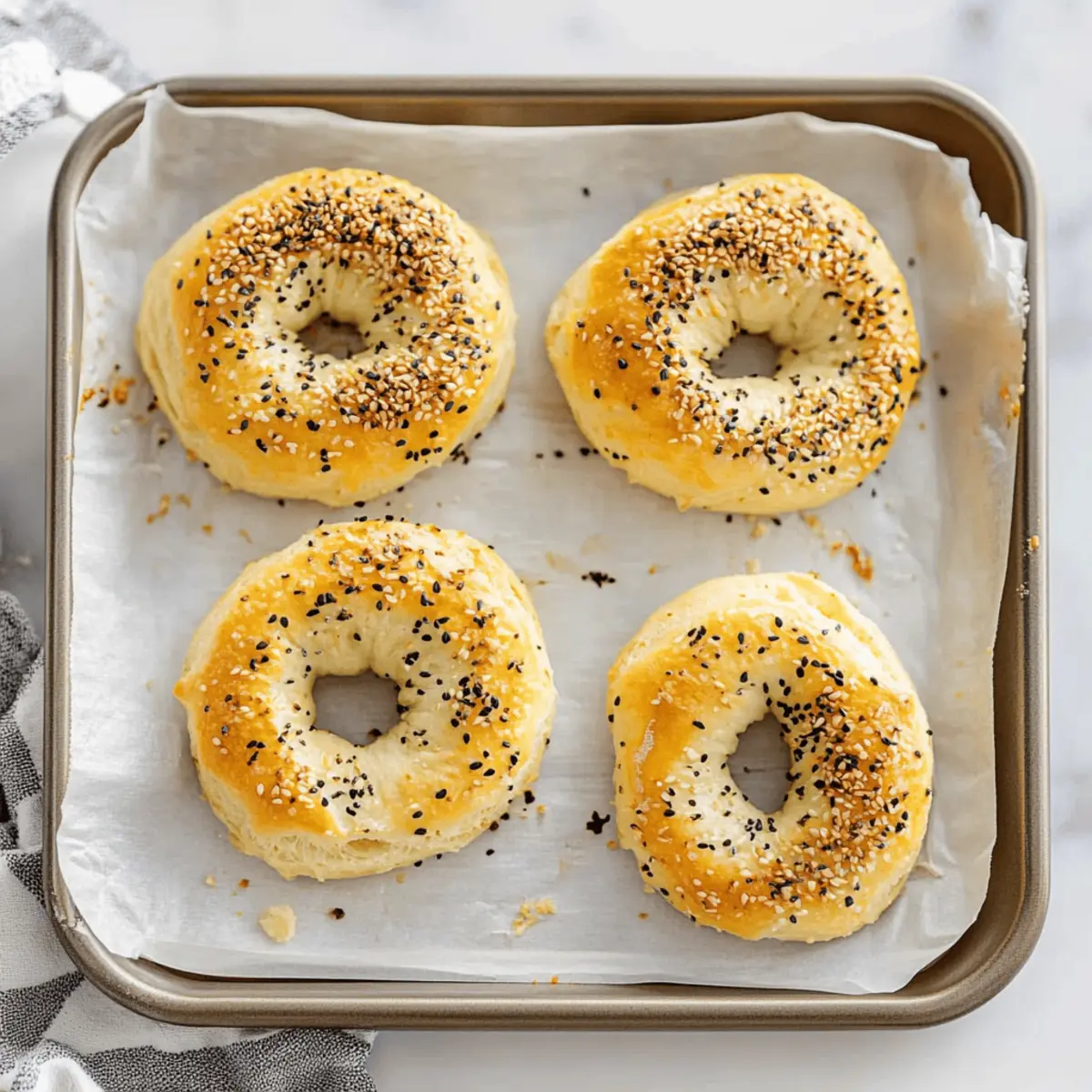 Easy 3 Ingredient Greek Yogurt Bagels