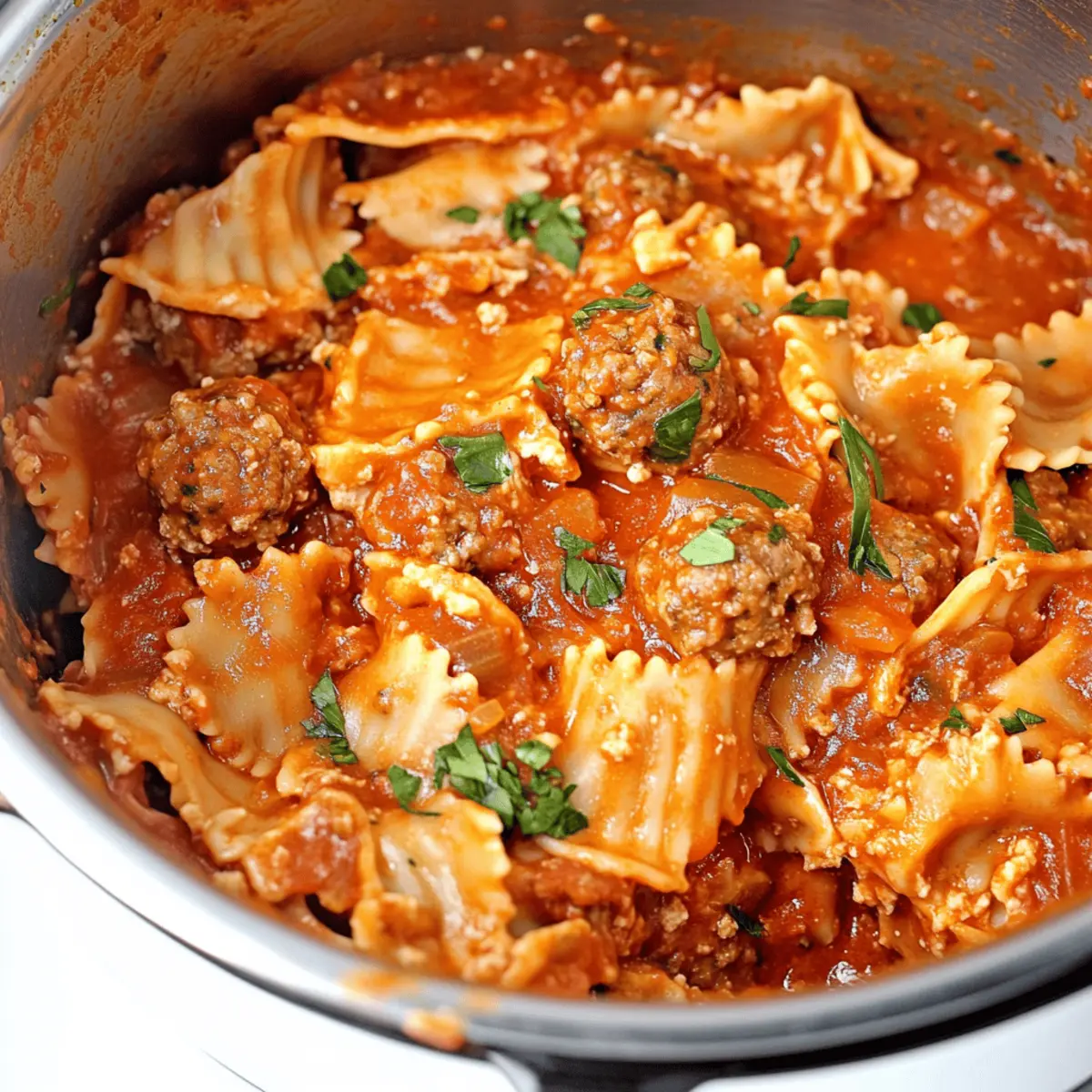 Effortless Instant Pot Meatball Lasagna Ready in Under 15 Minutes