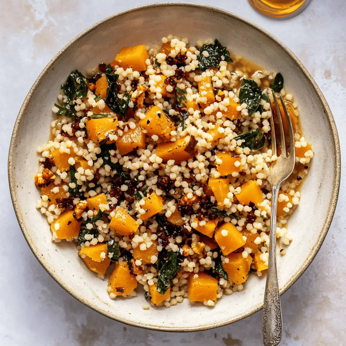 Delicious Butternut Squash Couscous Bowl with Maple Vinaigrette