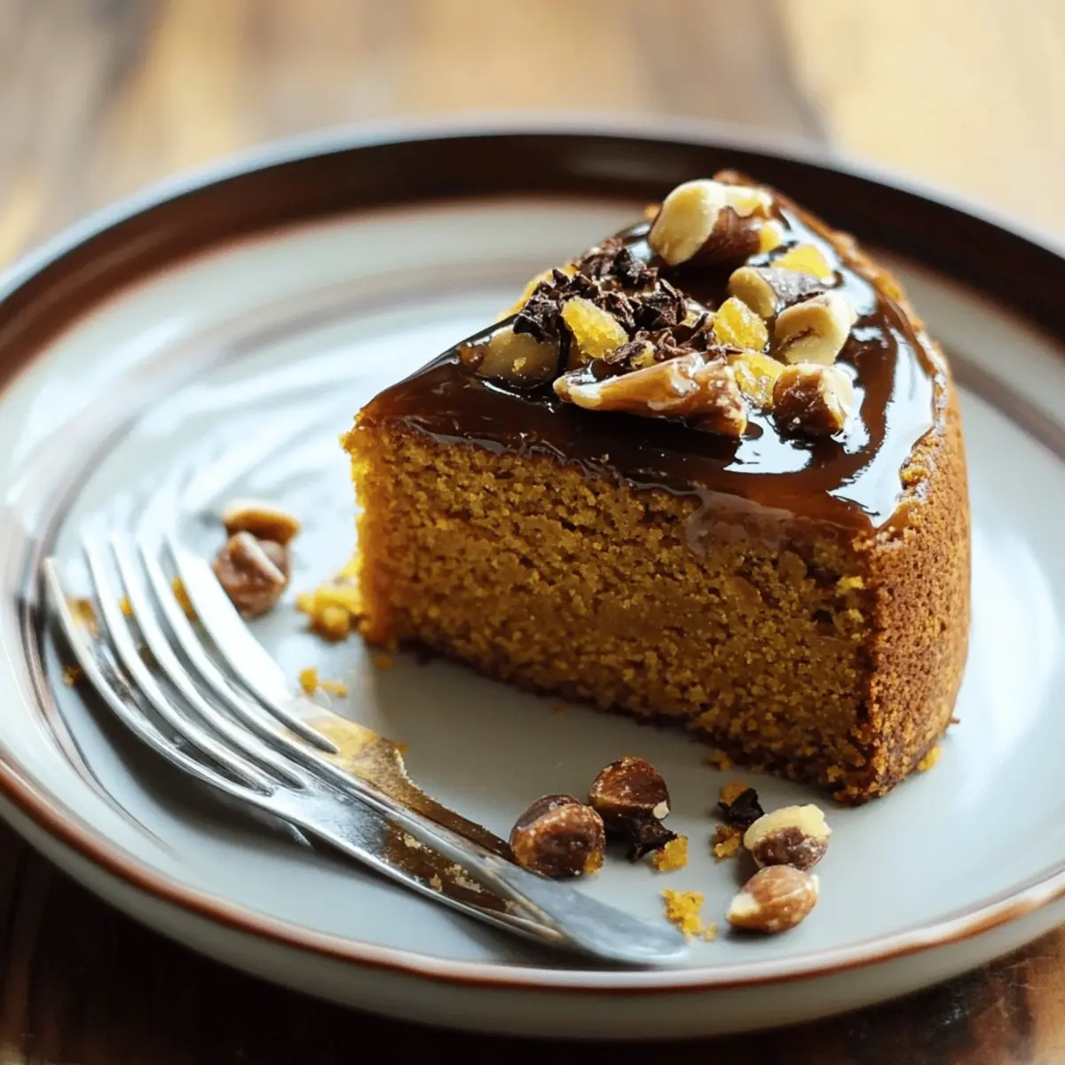 Indulgent Kabocha Squash Spice Cake with Chai Caramel Drizzle