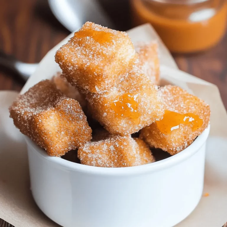 Crispy Air Fryer Churro Bites