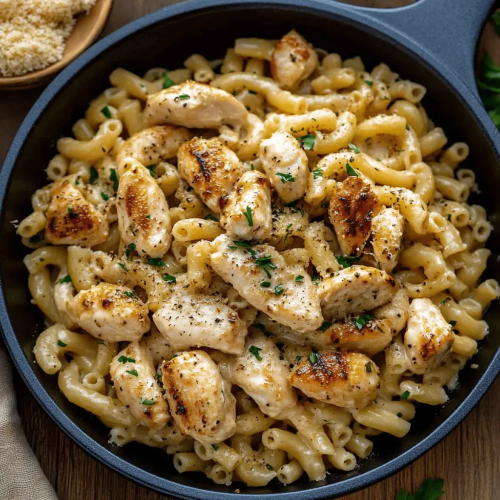 Creamy Garlic Parmesan Chicken Pasta