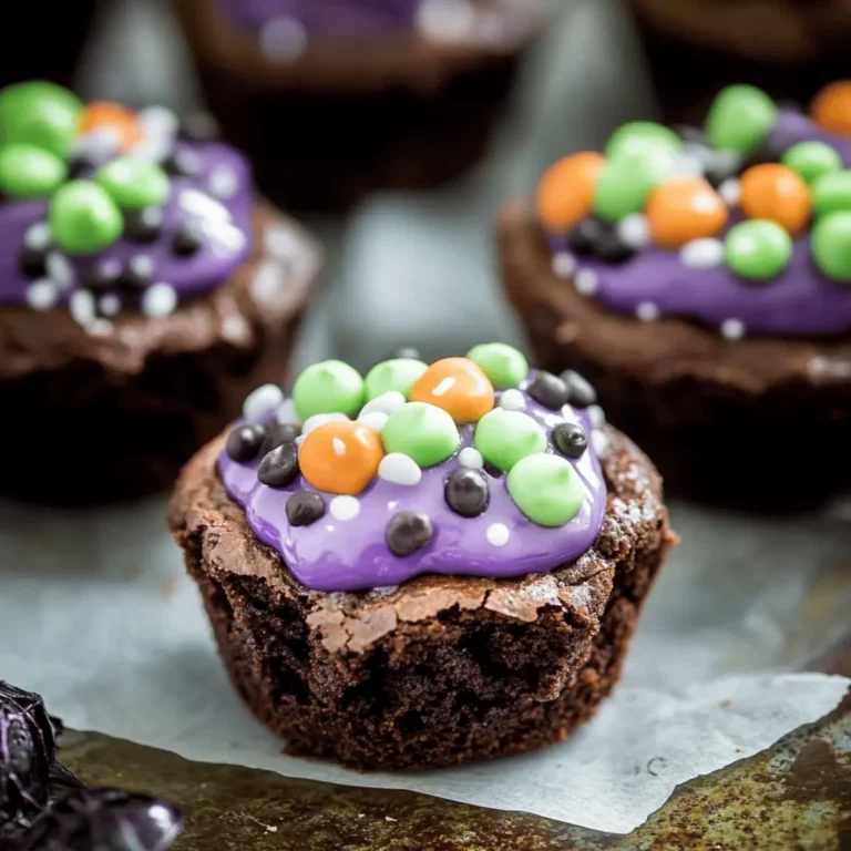 Halloween Bubbling Witch’s Cauldron Brownies