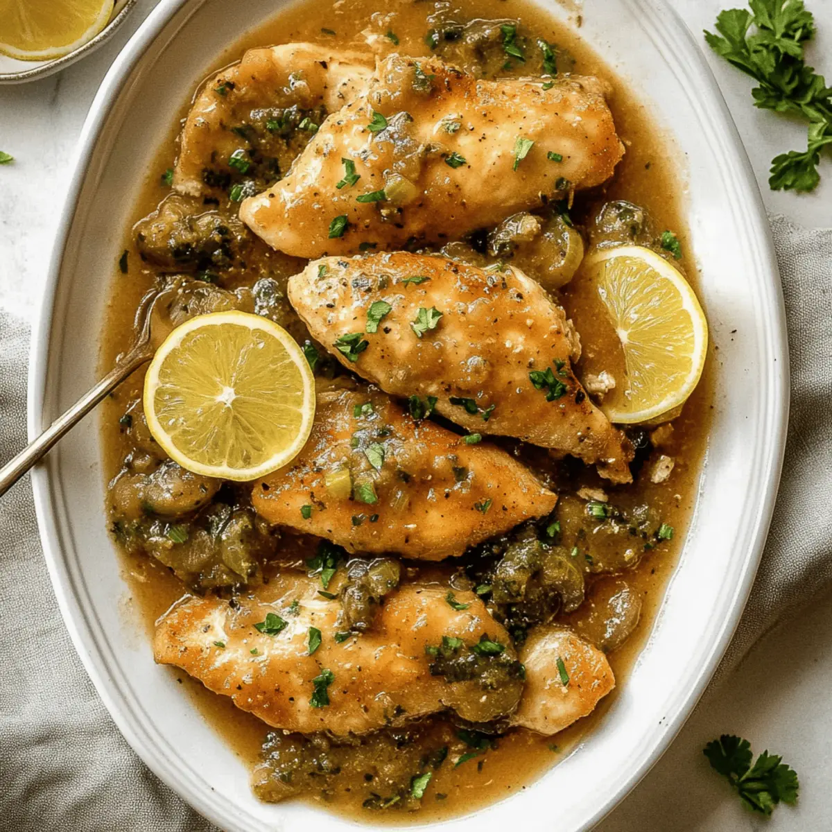 Effortless Crockpot Chicken Piccata Recipe