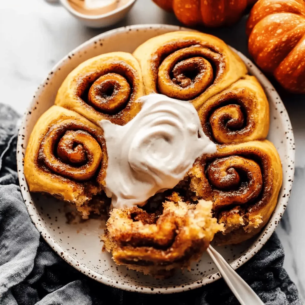 Homemade Pumpkin Chai Cinnamon Rolls