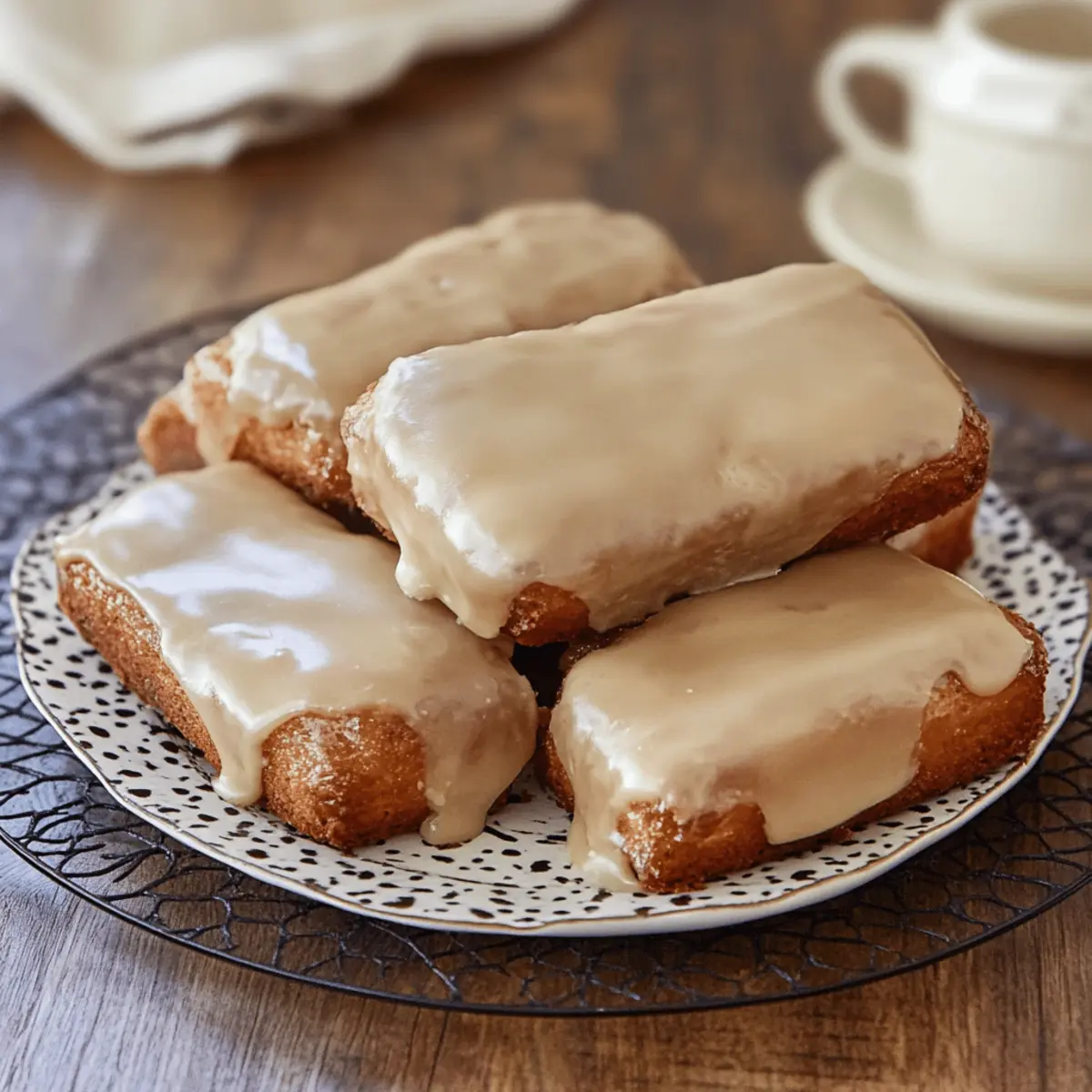 Maple Donut Bars From Scratch
