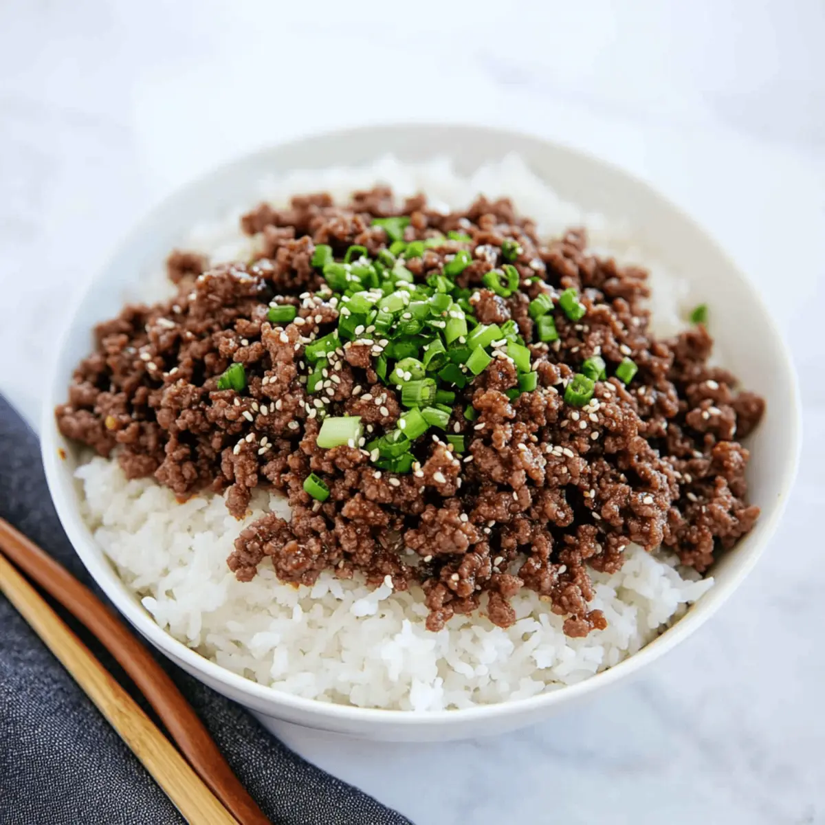 Quick and Easy Korean Ground Beef Bowl Recipe for Busy Weeknights
