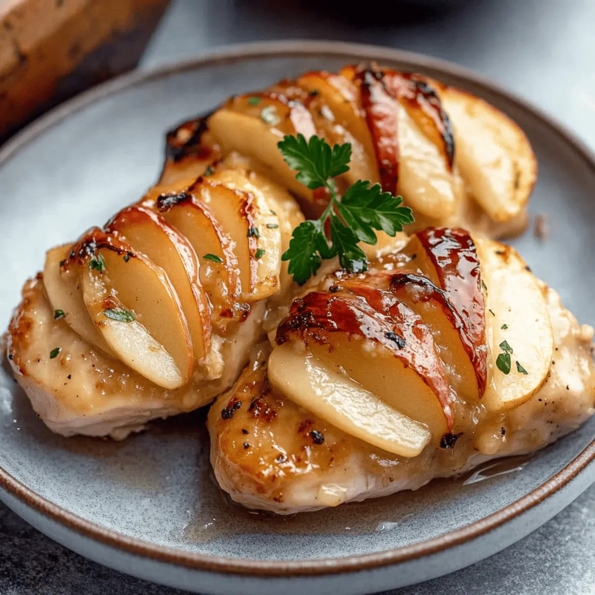 Delicious Maple Glazed Apple and Brie Stuffed Chicken Recipe