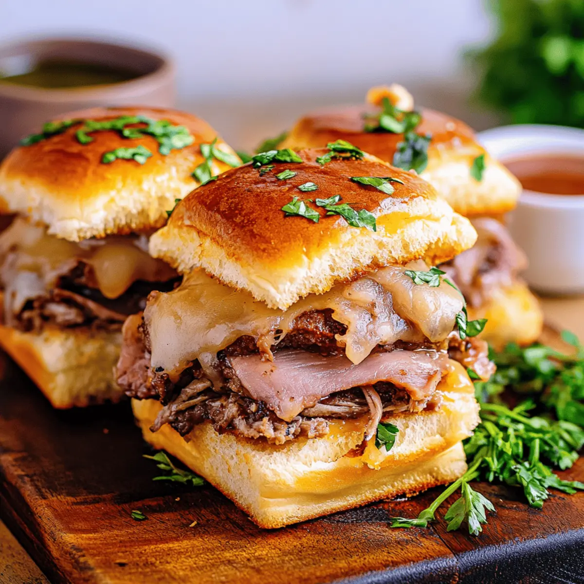 The Best French Dip Sliders
