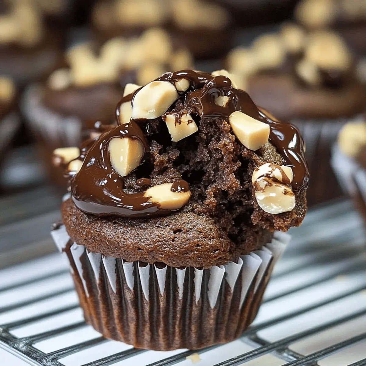 Decadent Bliss: Indulge in Irresistible Chocolate Hazelnut Muffins