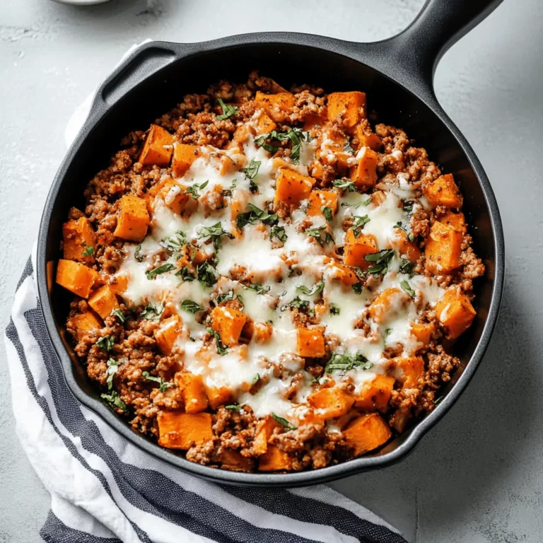 Sweet Potato and Ground Turkey Bake