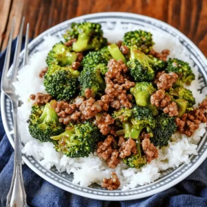 Quick & Easy Honey Garlic Ground Beef and Broccoli Stir-Fry