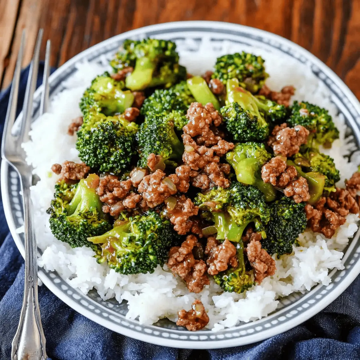 Quick & Easy Honey Garlic Ground Beef and Broccoli Stir-Fry