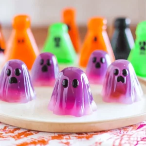 Pink Ghost Jello Shots
