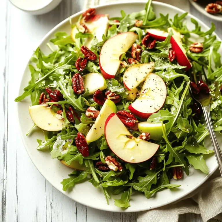 Simple Apple Arugula Salad Recipe