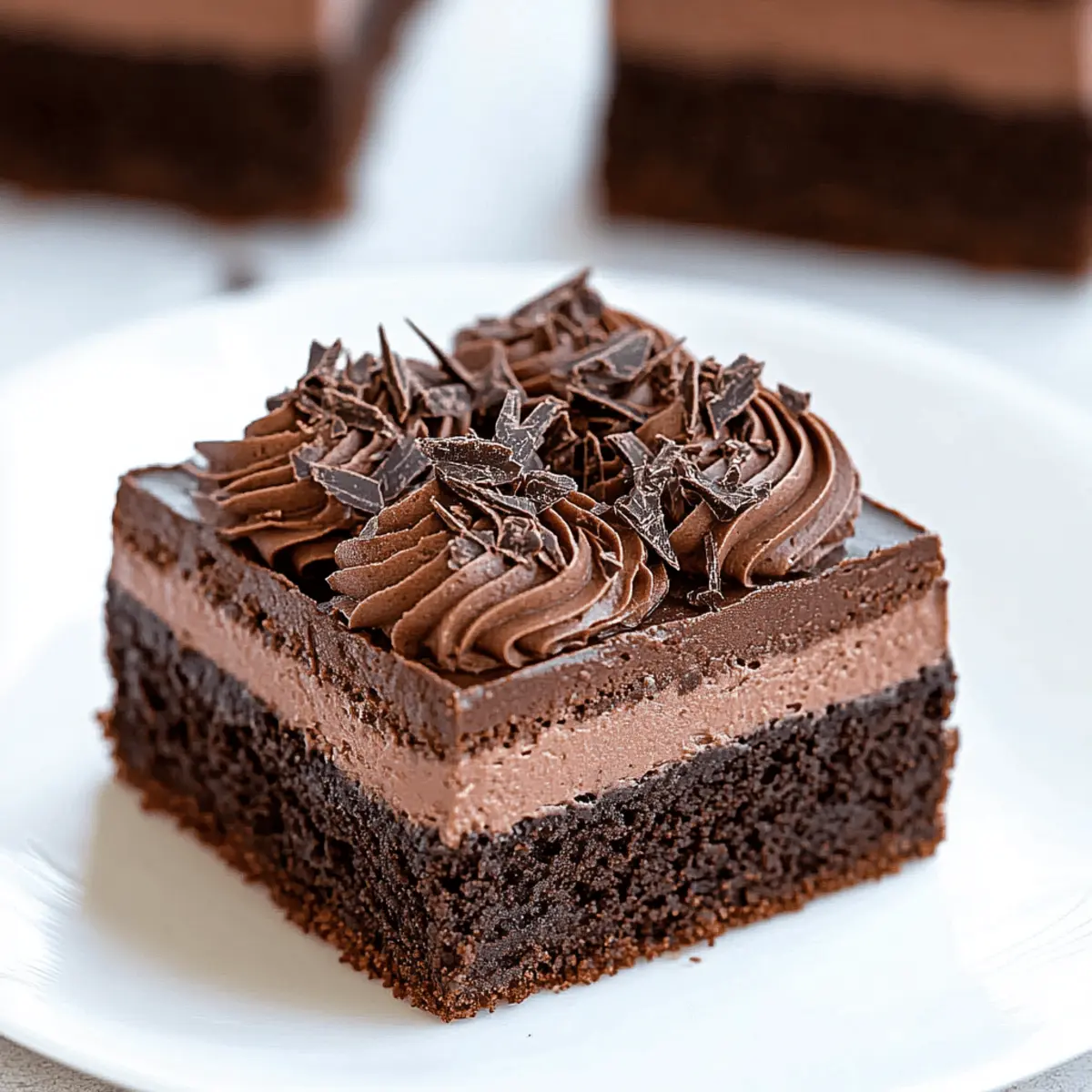 Layered Chocolate Mousse Brownies for Irresistible Valentine’s Treats