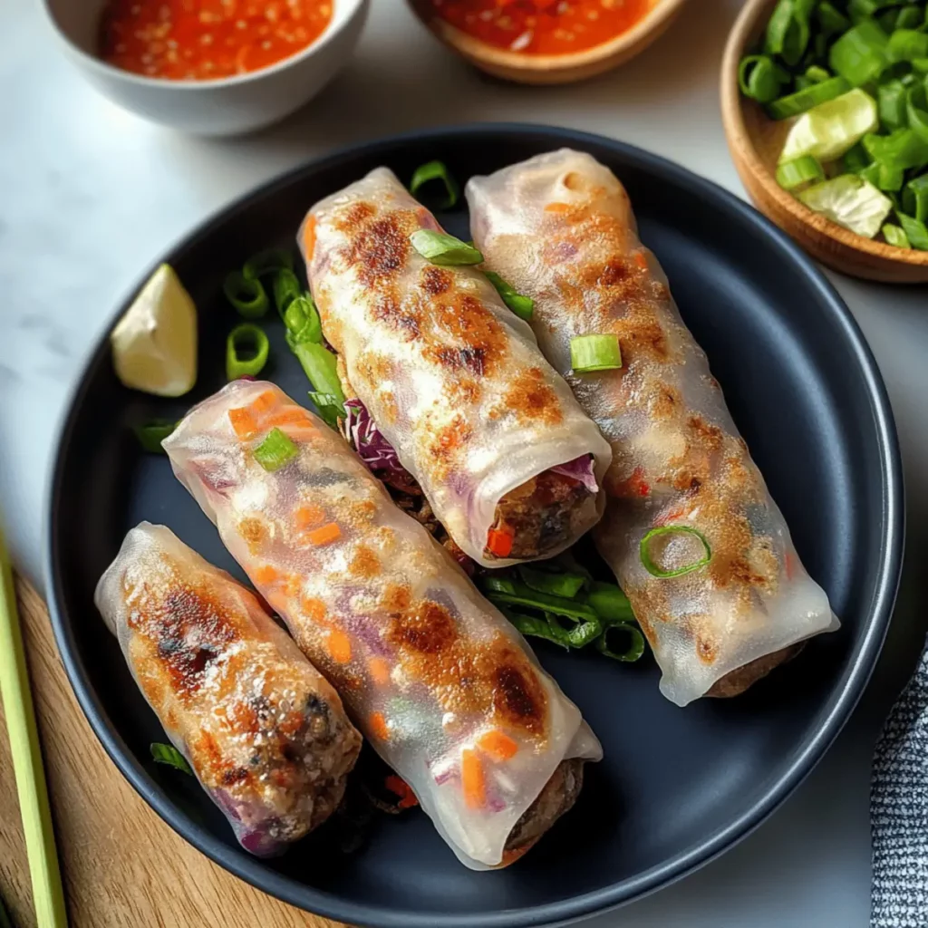 Deliciously Homemade Spring Rolls in Air Fryer