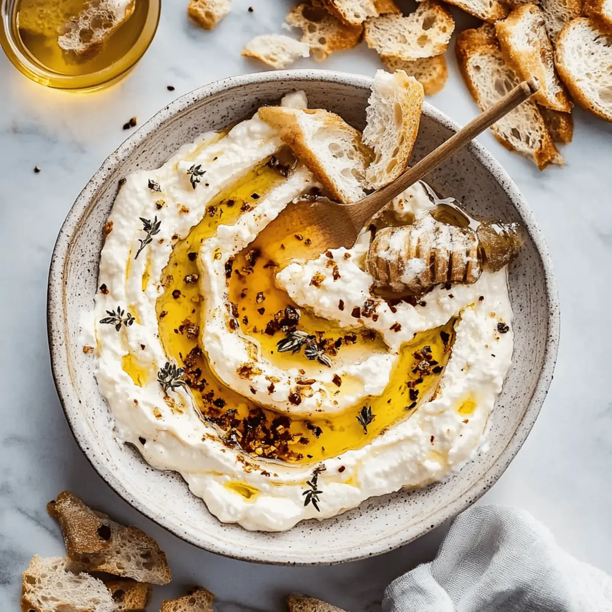 Delicious Ricotta Dip with Hot Honey: Easy 10-Minute Recipe