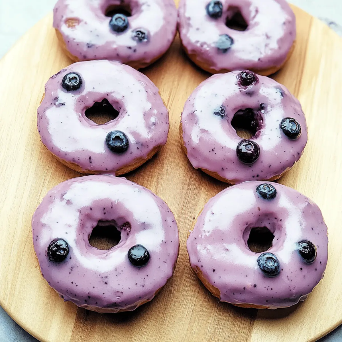 Delicious Wild Blueberry Cake Donuts Recipe Ready in 30 Minutes