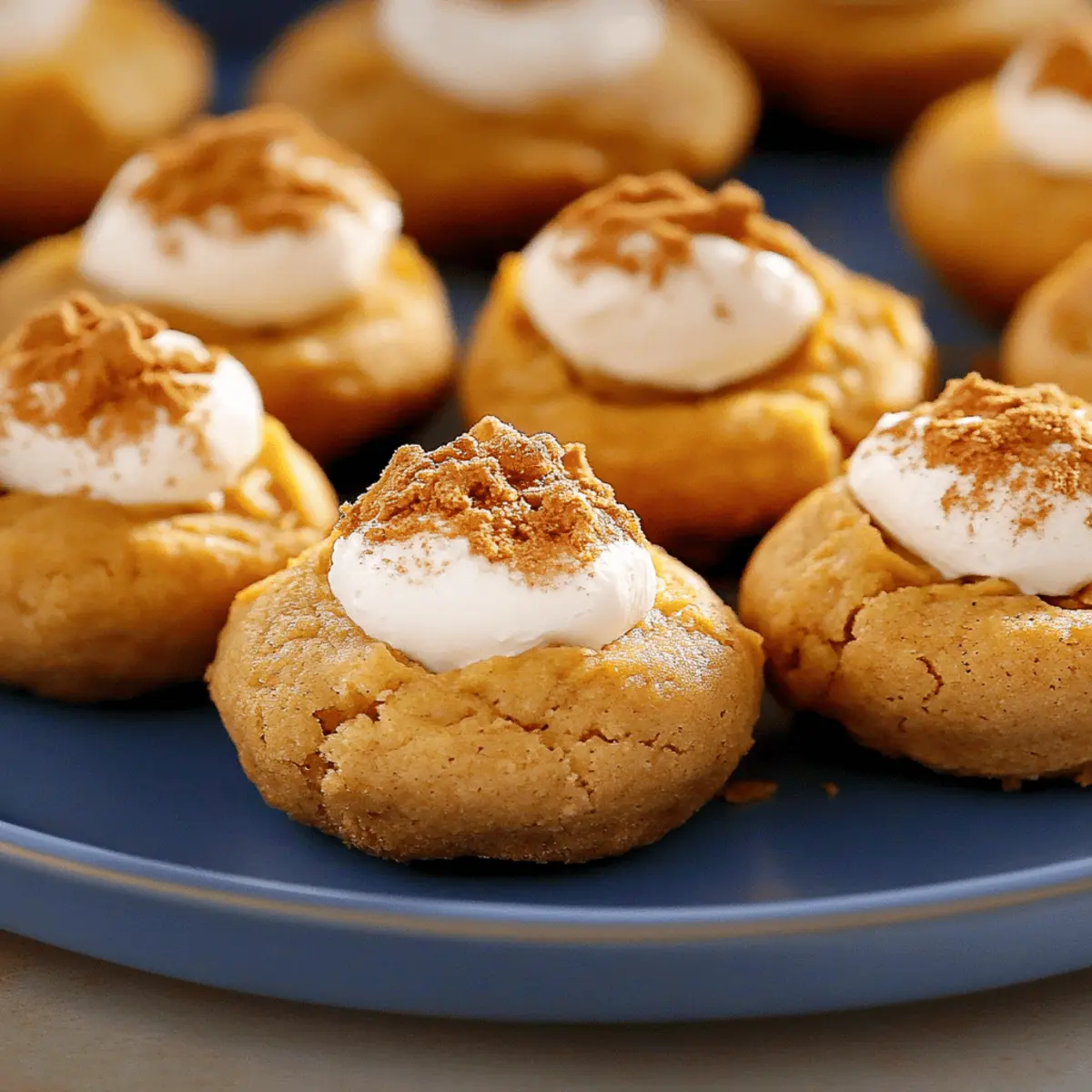 Pumpkin Cheesecake Thumbprints