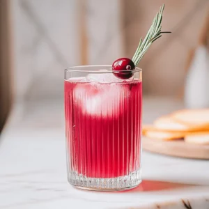 Mocktail Cranberry Pêche