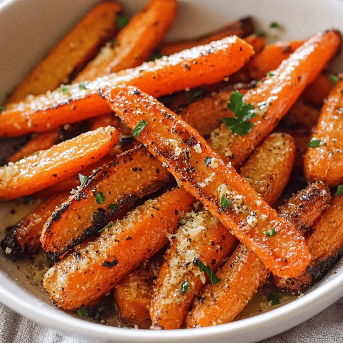 Delicious Roasted Garlic and Parmesan Carrots Recipe in 30 Minutes