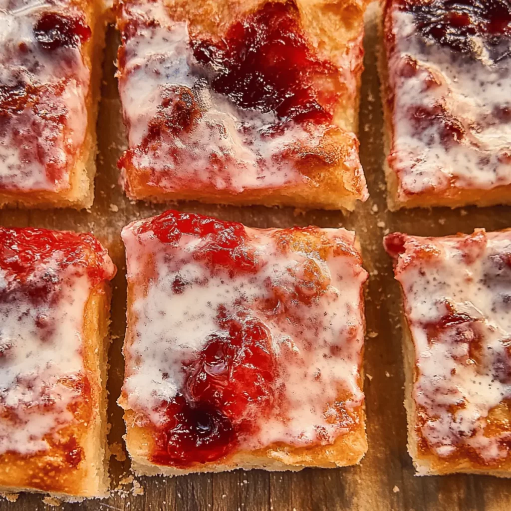 Simple Jam Donut Focaccia