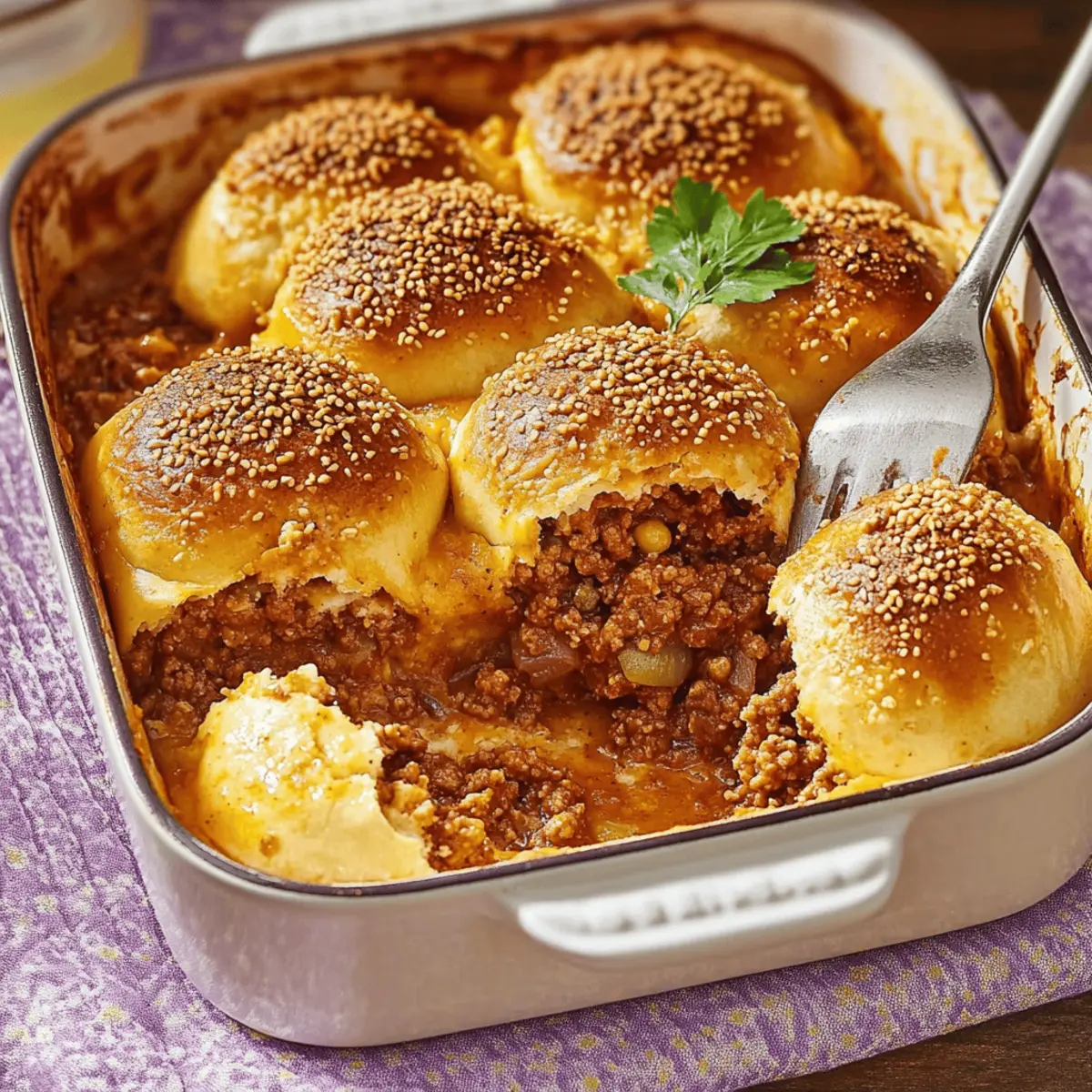 Delicious Sloppy Joe Casserole Sliders for Your Next Dinner Party