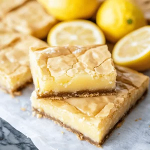 Best Lemon Brownies Recipe