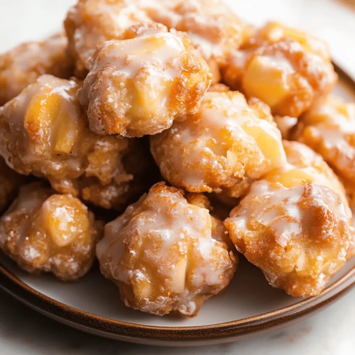 Apple Fritter Bites